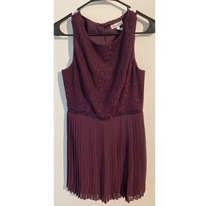 ⁣✧ Speeckless | Purple Short Dress